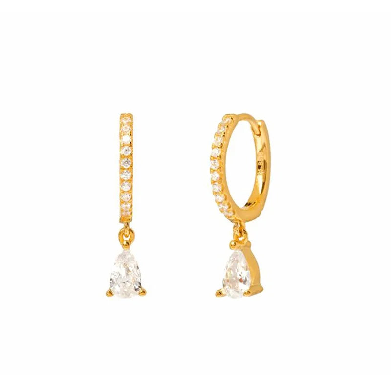 Crystal Hoop Earrings