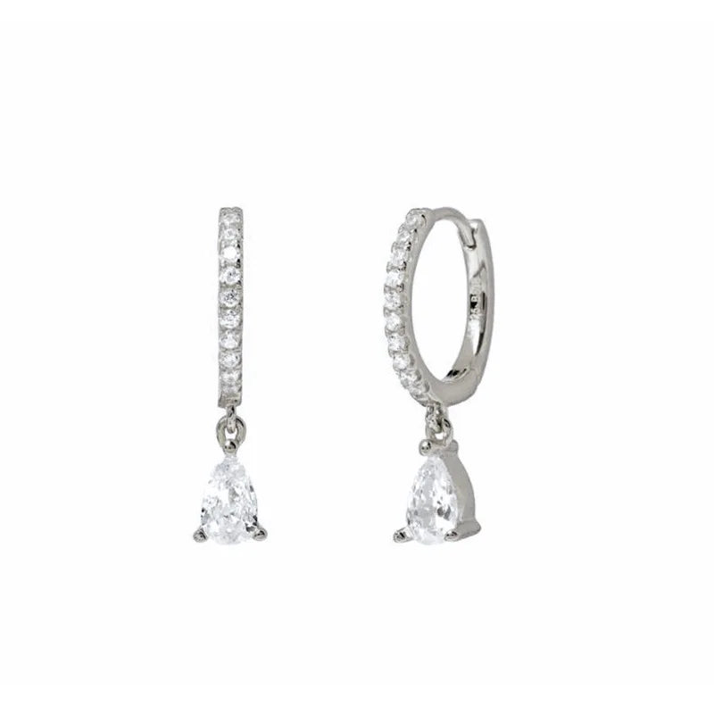 Crystal Hoop Earrings