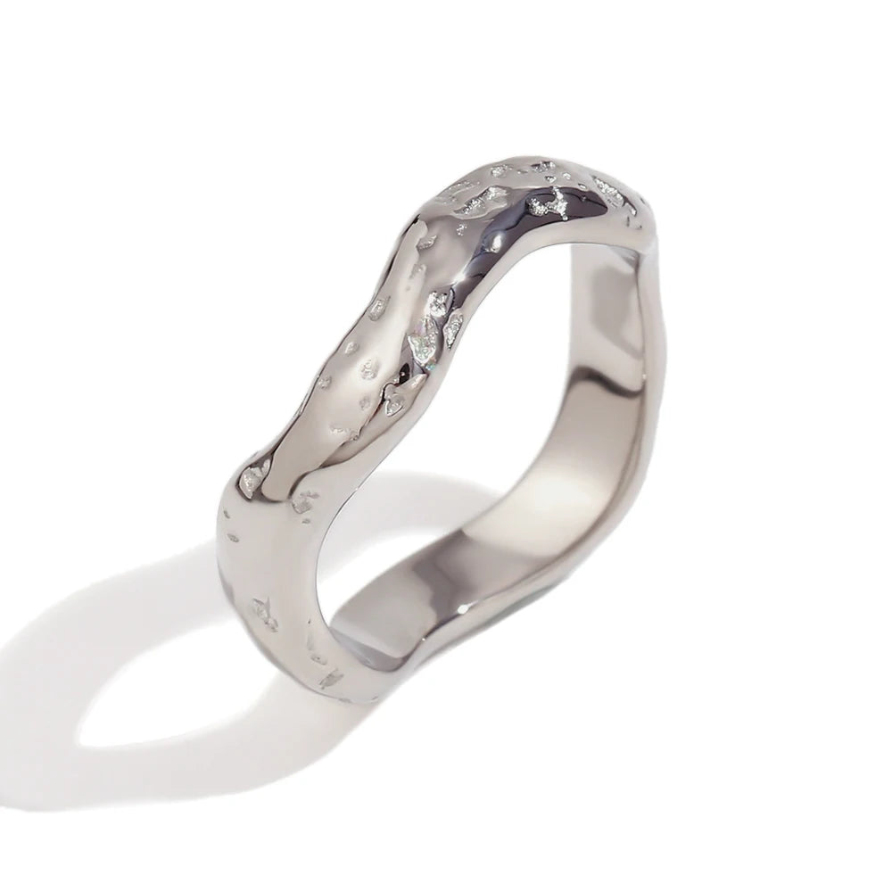Hammered Unity Ring