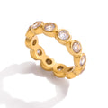 Zircon Drop Ring