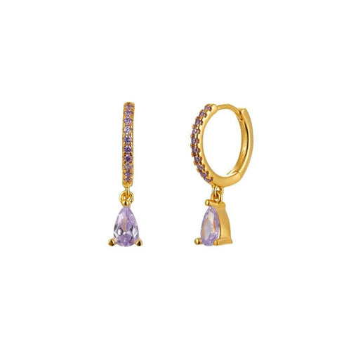 Crystal Hoop Earrings