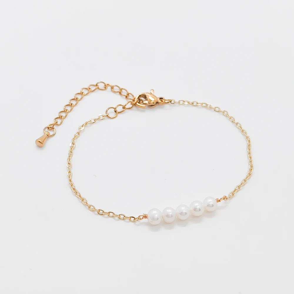 Pearl Chain Bracelet