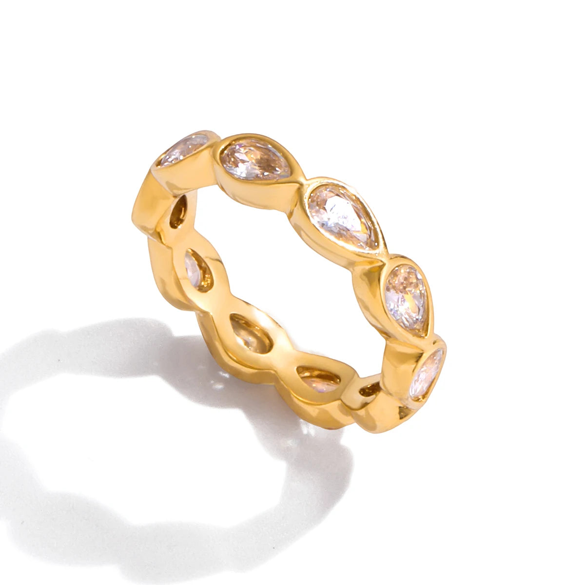 Zircon Drop Ring